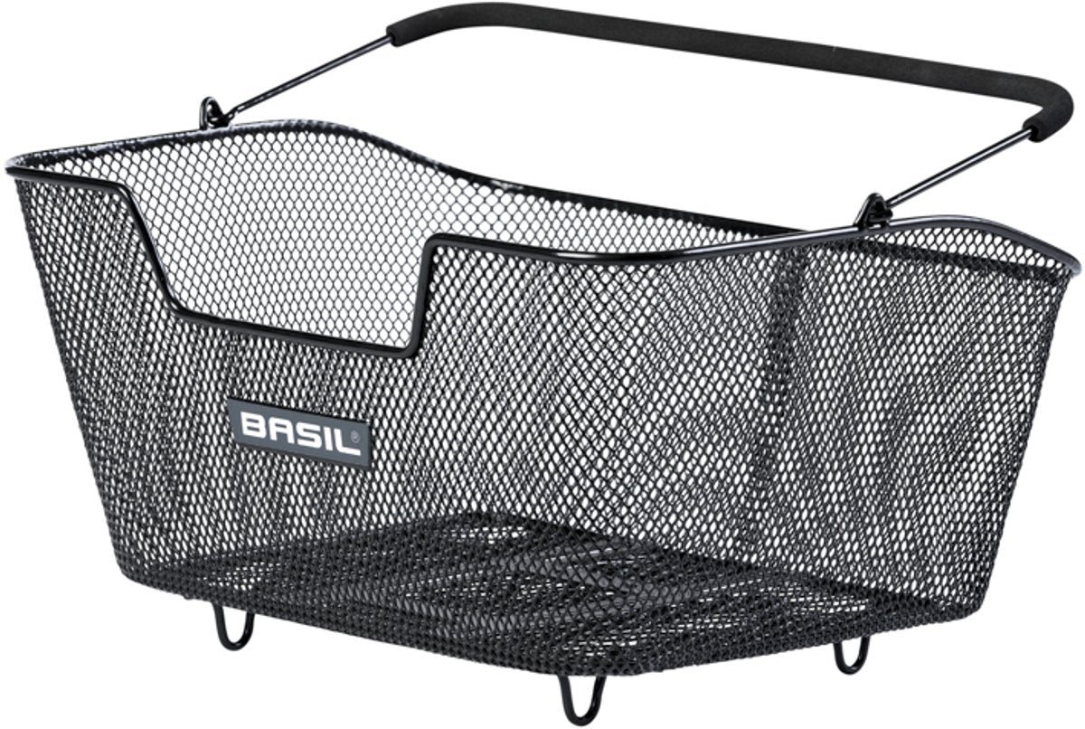Basilikum Basis M Multi -System - Fahrradkorb - auf der Rückseite - schwarz