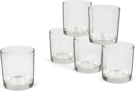 Bormioli Rocco Bormioli Trinkgläser – 6 Stück – transparent – Glas – 240 ml – Gläser – Trinkglas, Wasserglas, Trinkglas