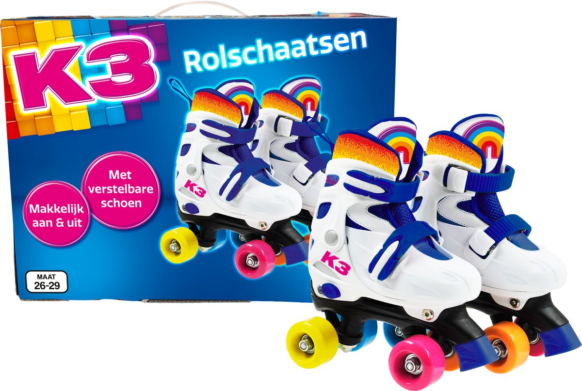 Studio 100 k3 Rollschuhe – Größe 26–29