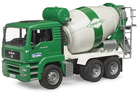 Bruder man tga truck with cement mixer