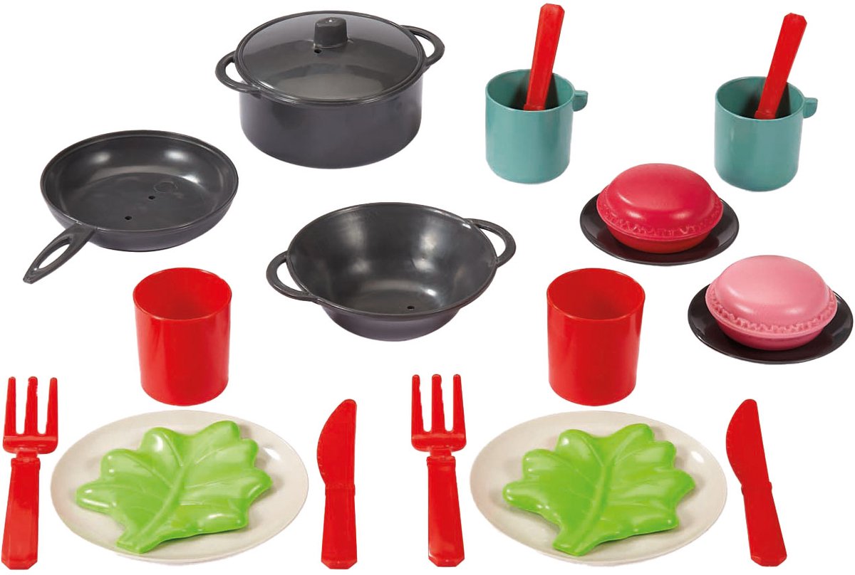 Ecoiffier 100% Chef Teeservice im Beutel, 22-tlg.