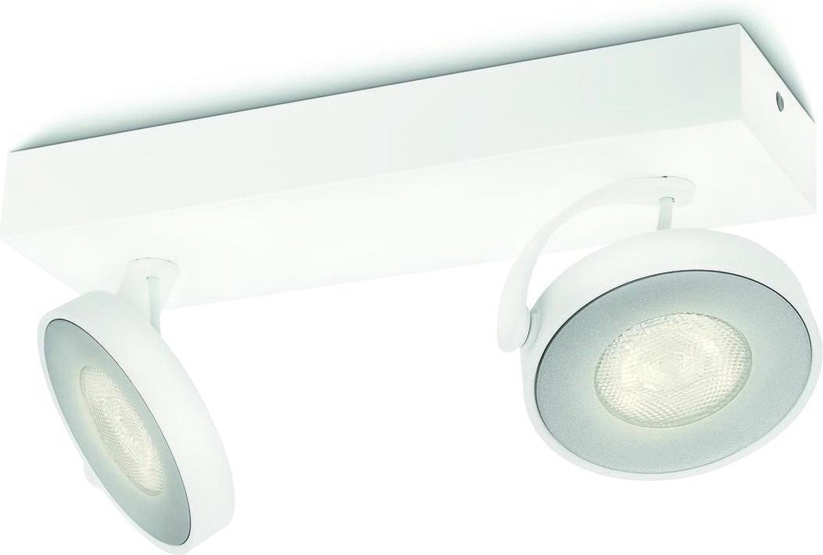 Philips led philips clockwork opbouwspot - 2-lichts - wit