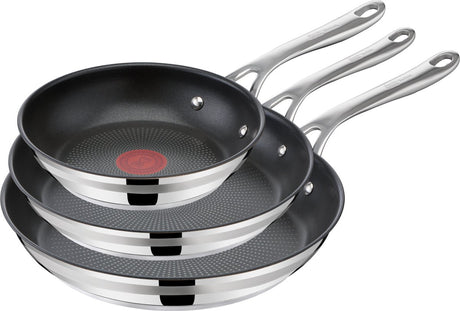 Jamie Oliver von Tefal Cook Smart – Bratpfannenset – 20 24 28 cm – Induktion – PFAS-frei – für alle Herdarten geeignet