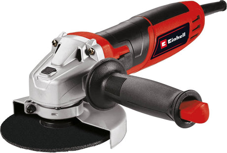 Einhell Winkelschleifer TC-AG 125 850 Kit -850 W - Leerlaufdrehzahl: 12.000 U/min min - ø125 mm - inkl. Transport- und Aufbewahrungstasche 45 22, 3x Schleifscheibe ø125 mm, 1x Fächerschleifscheibe, 1x Schleifscheibenschutzhülle