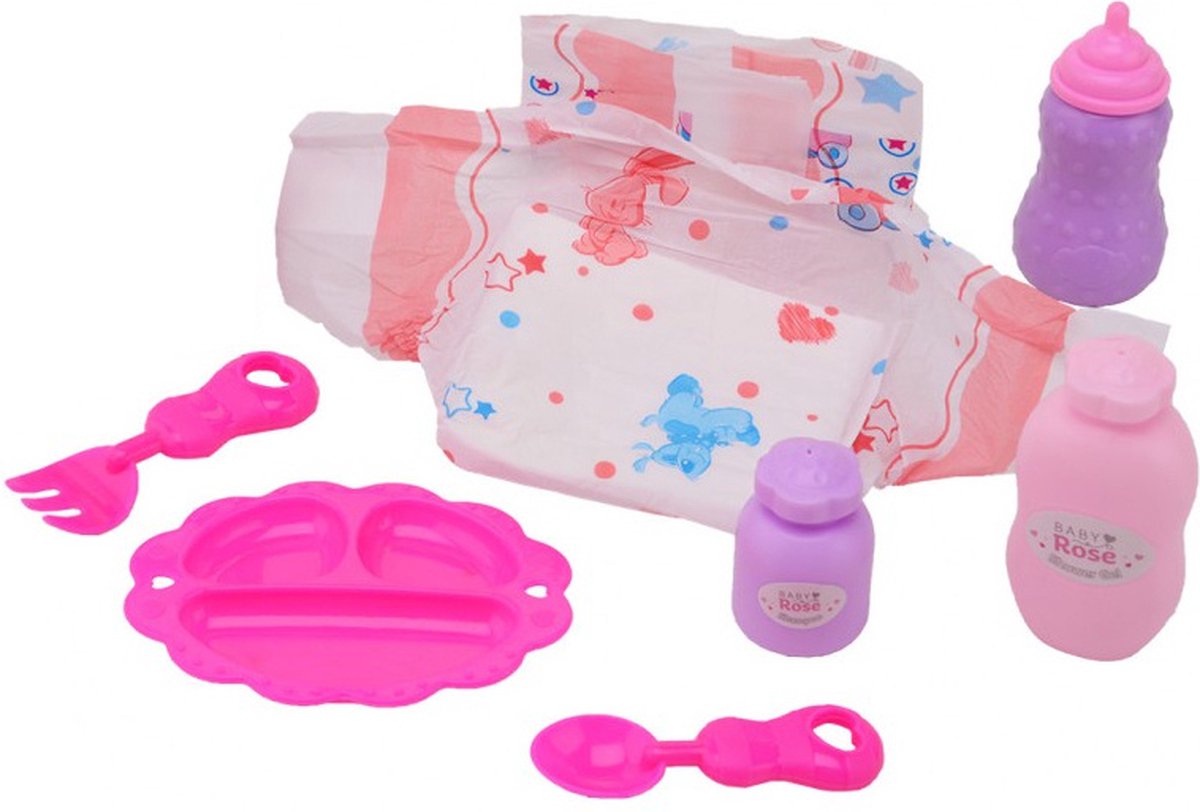 Johntoy John Toy Baby Rose Pflegeset im Beutel