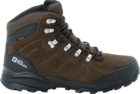 Jack Wolfskin Refugio Texapore Mid M Herren-Wanderstiefel – Braun Phantom – Größe 44