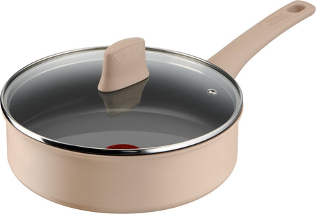 Tefal Revive - Bratpfanne - ø24 cm - mit Deckel - Keramik - PFA-frei - für Induktion geeignet