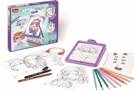 Maped Office Maped Creativ beleuchtetes Zeichentablett Avatar Manga – Gewinnerspielzeug des Jahres 2023