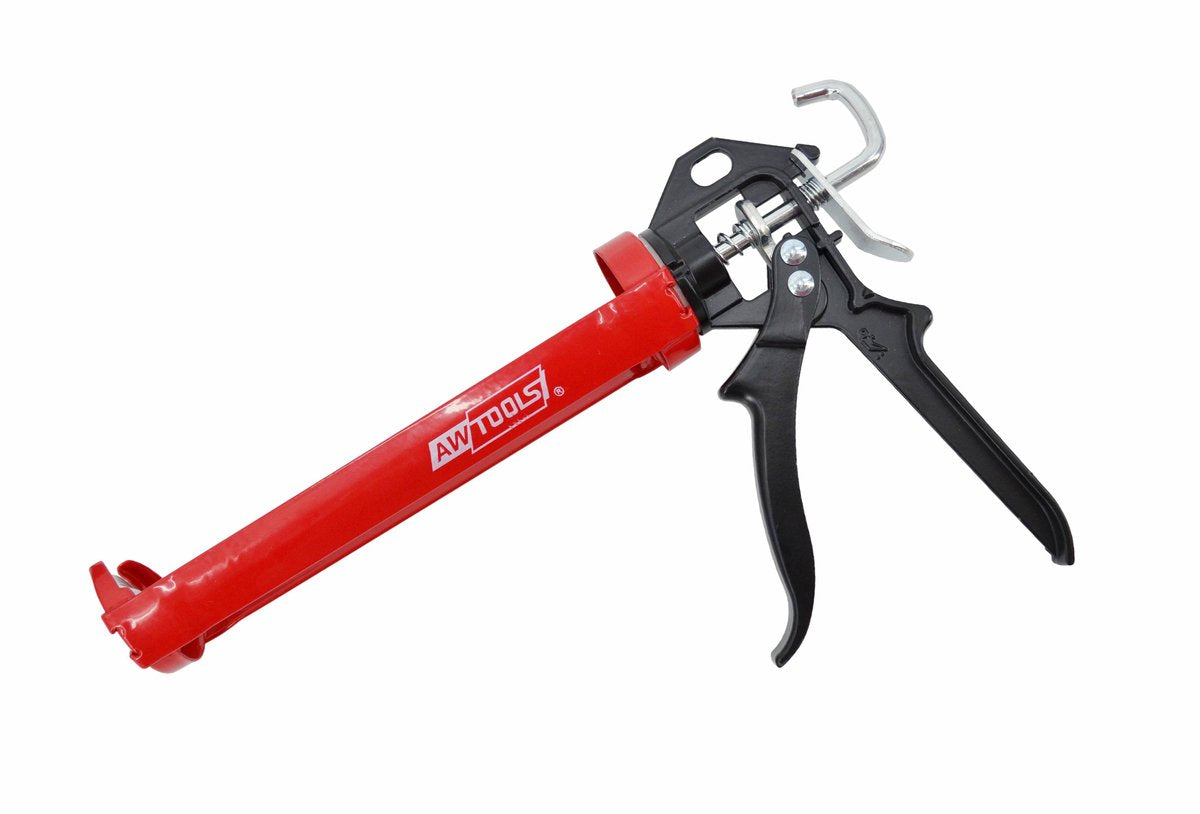 Awtools versterkt kitpistool - 300 ml - gladde duwstang - robuuste stalen constructie