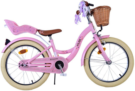 Volare Blossom Kinderfahrrad – Mädchen – 18 Zoll – Rosa