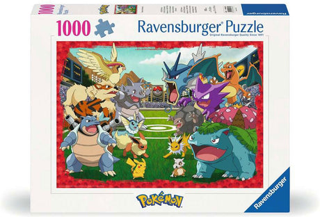Ravensburger Pokémon-Puzzle 1000 Teile – Cartoon-Puzzle für Erwachsene.