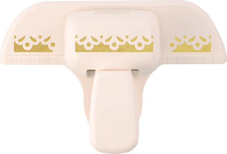 Vaessen creative pons - randpons kanten rand - 9,6 x 4,5 cm - ivoor