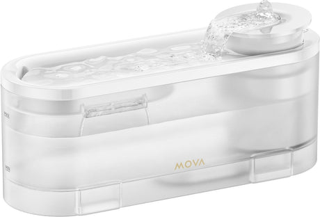 Mova WF10 pro – Trinkbrunnen für Katzen, kleine Haustiere – 1,5 l – kabelloser Wasserbrunnen mit 3 Wasserstufen – Mehrfachfiltration – leise (<30 dB)