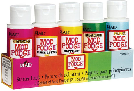 Mod Podge Starterkits, 5x59ml 5x2 oz.