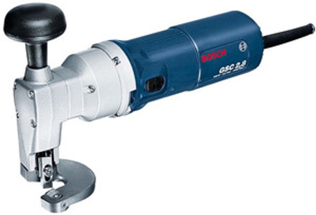 Bosch Blechschere GSC 2,8 (Innensechskantschlüssel SW 2,5, Innensechskantschlüssel SW 5, Einstelllehre, Messer)