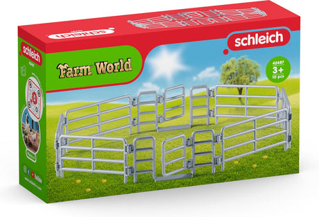 Schleich Bauernhofwelt - Weidezaun - Zubehör - Kinderspielzeug für Jungen und Mädchen - 3 bis 8 Jahre - 42487
