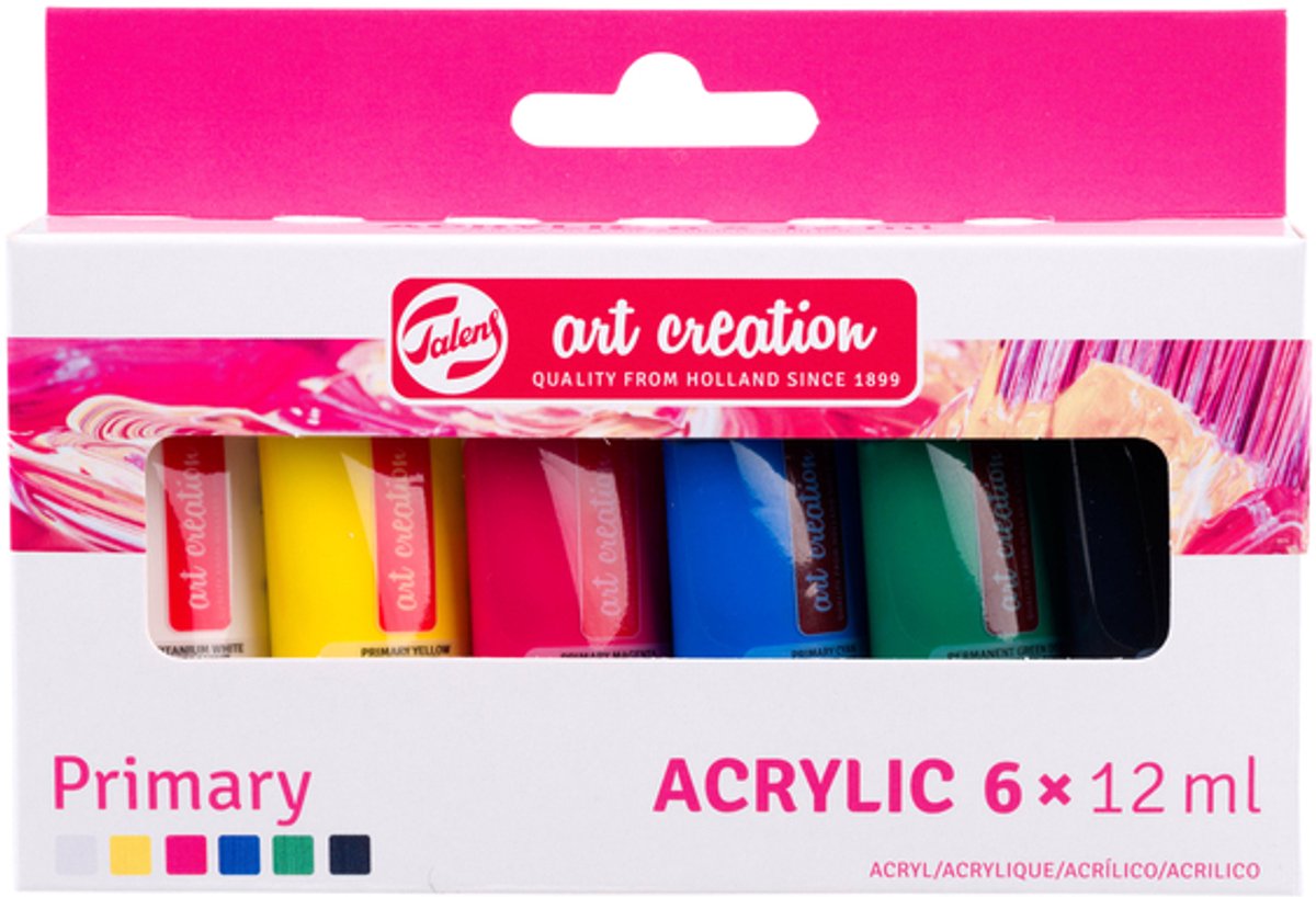 Talens Art Creation Acrylfarben-Set Primär, 6x12ml