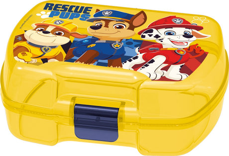Stor Paw Patrol Lunchbox – Premium Lunchbox für Kinder ab 4 Jahren – luftdicht – BPA-frei – Gelb
