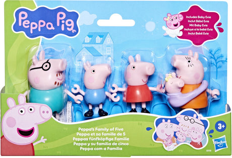 Peppa Pig Familienspielset – 5-teilig.