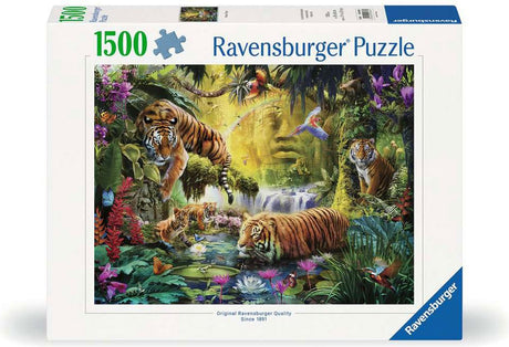 Ravensburger Puzzle Idylle am Wasserloch - 1500 Teile Puzzle.