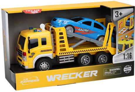 Lobbes Toys BV Transporter Abschleppwagen mit Autolicht und Sound