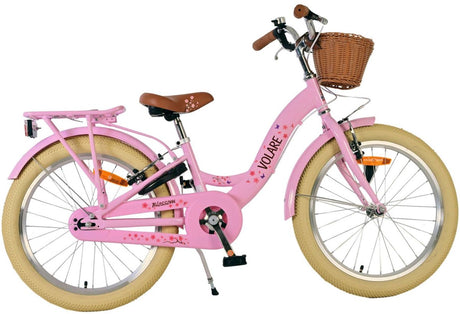 Volare Blossom Kinderfahrrad – Mädchen – 20 Zoll – Pink – zwei Handbremsen