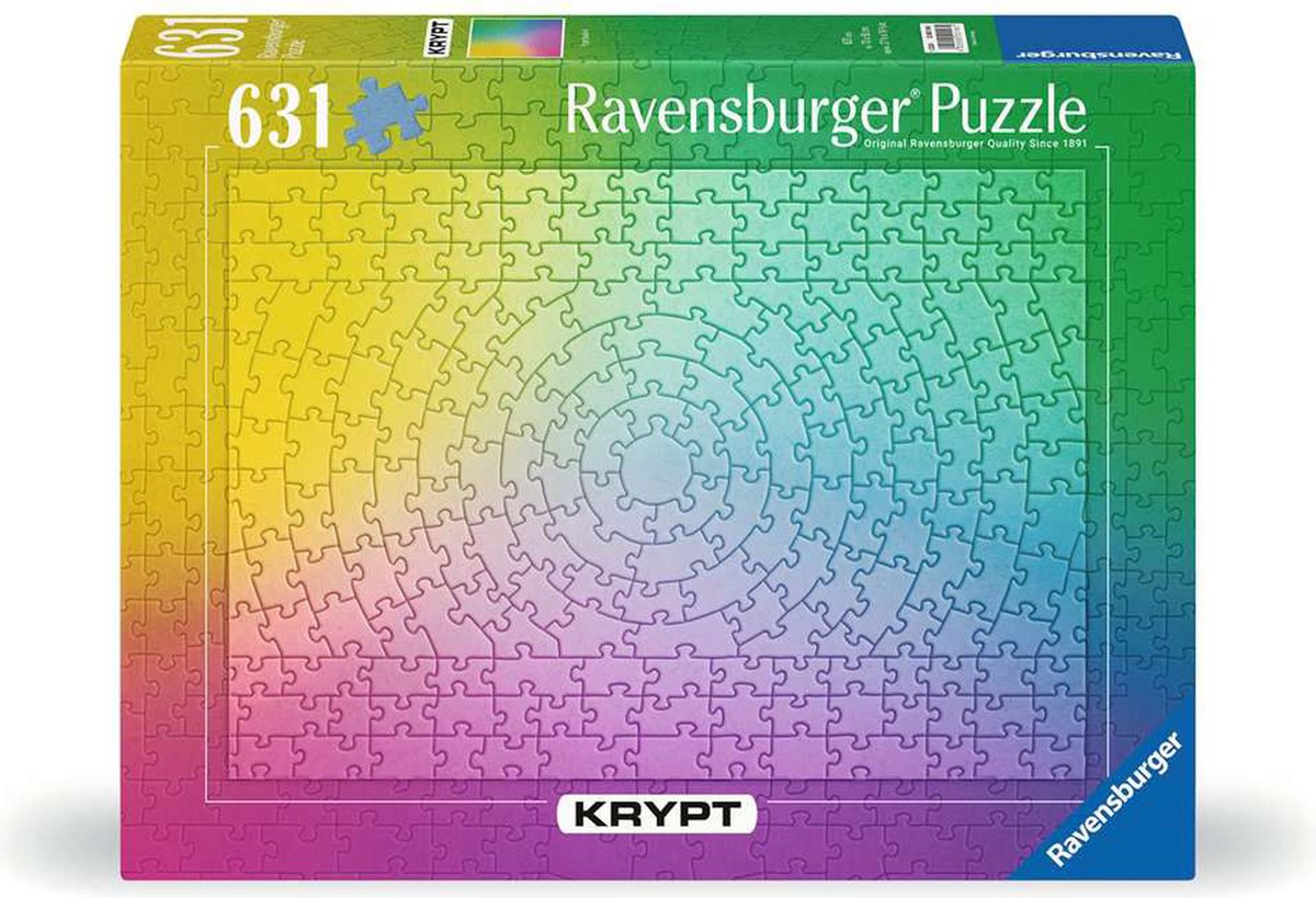 Ravensburger Puzzle Kryp Gradient 631 Teile Puzzle für Erwachsene.