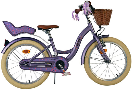 Volare Blossom Kinderfahrrad - Mädchen - 18 Zoll - Lila