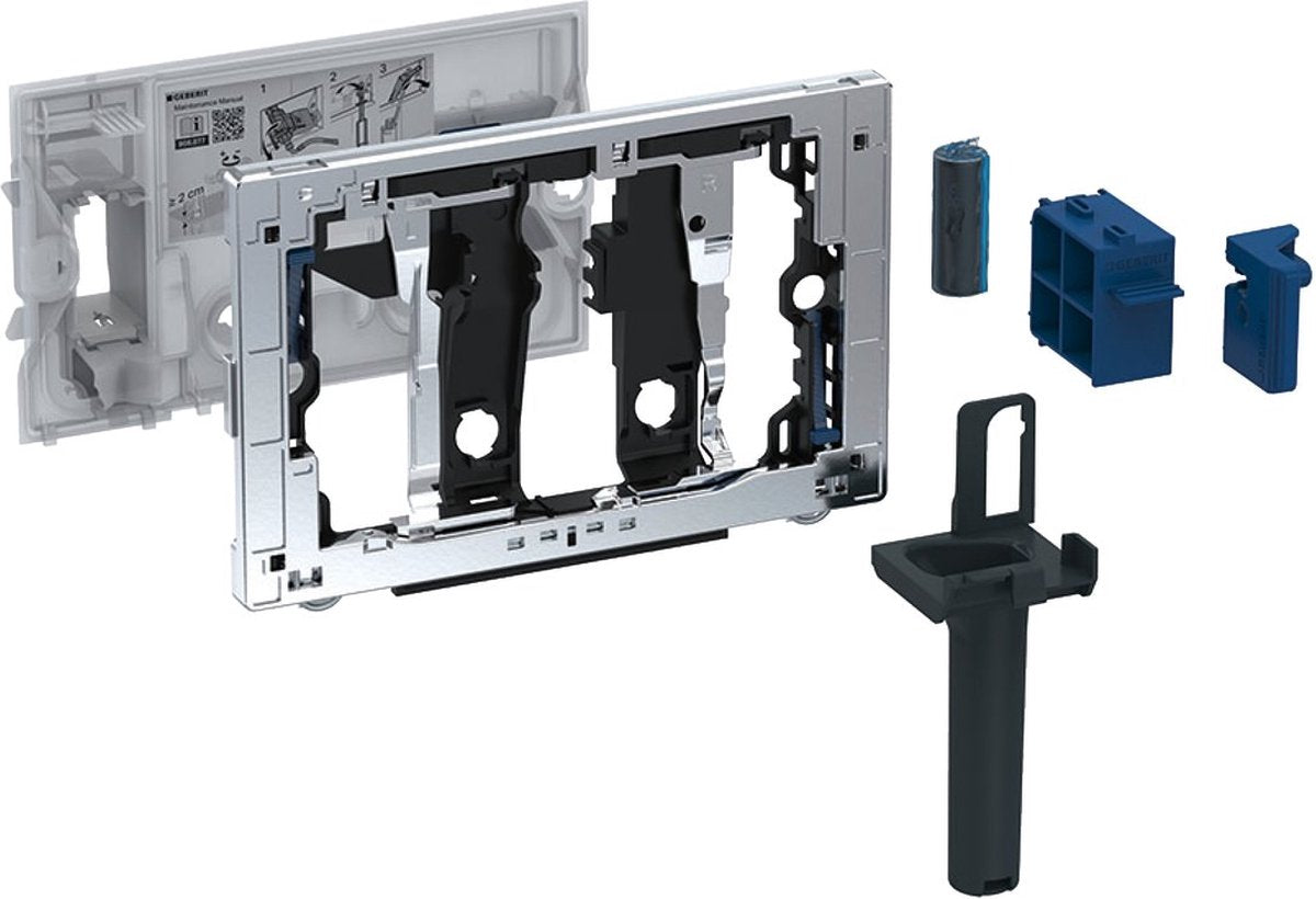 Geberit Sigma Toilettenblockhalter für Duofresh Stick Sigma 8cm Anthrazitgrau RAL7016