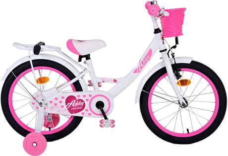Volare Ashley Kinderfahrrad – Mädchen – 18 Zoll – Weiß