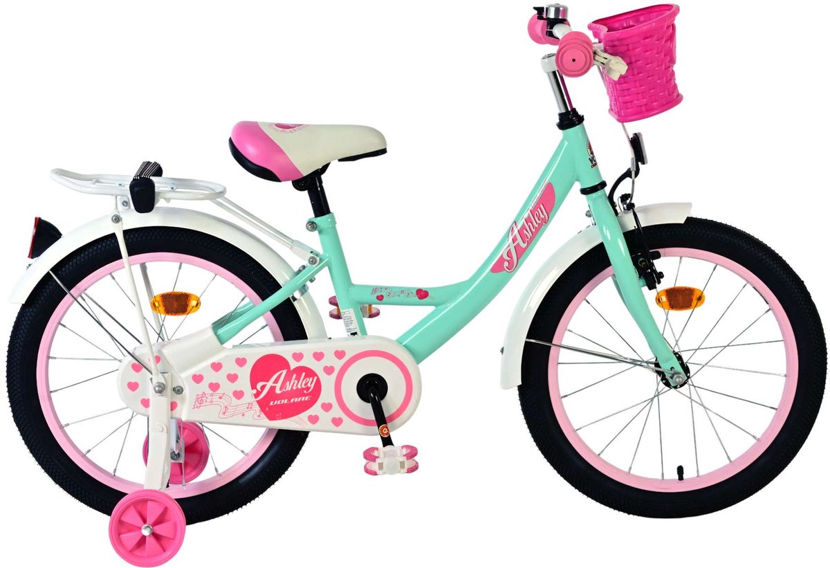 Volare Ashley Children's Bike Girls 18 Zoll grün