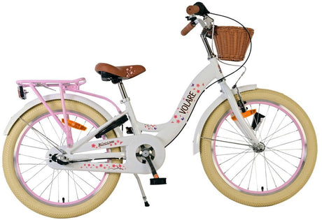 Volare Blossom Kinderfahrrad – Mädchen – 20 Zoll – Weiß – Nexus 3