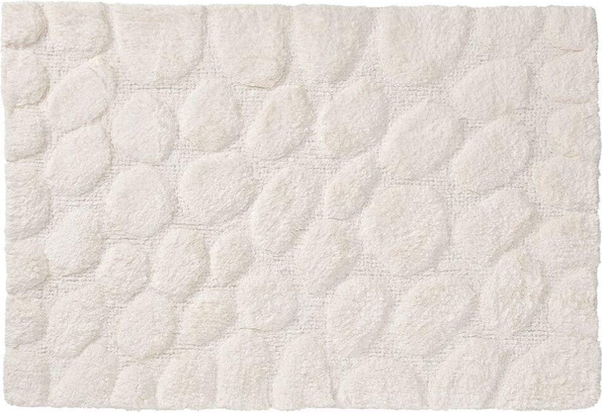 Sealskin Bad Matte Kiesel 60x90 cm Baumwoll Elfenbeinfarbe