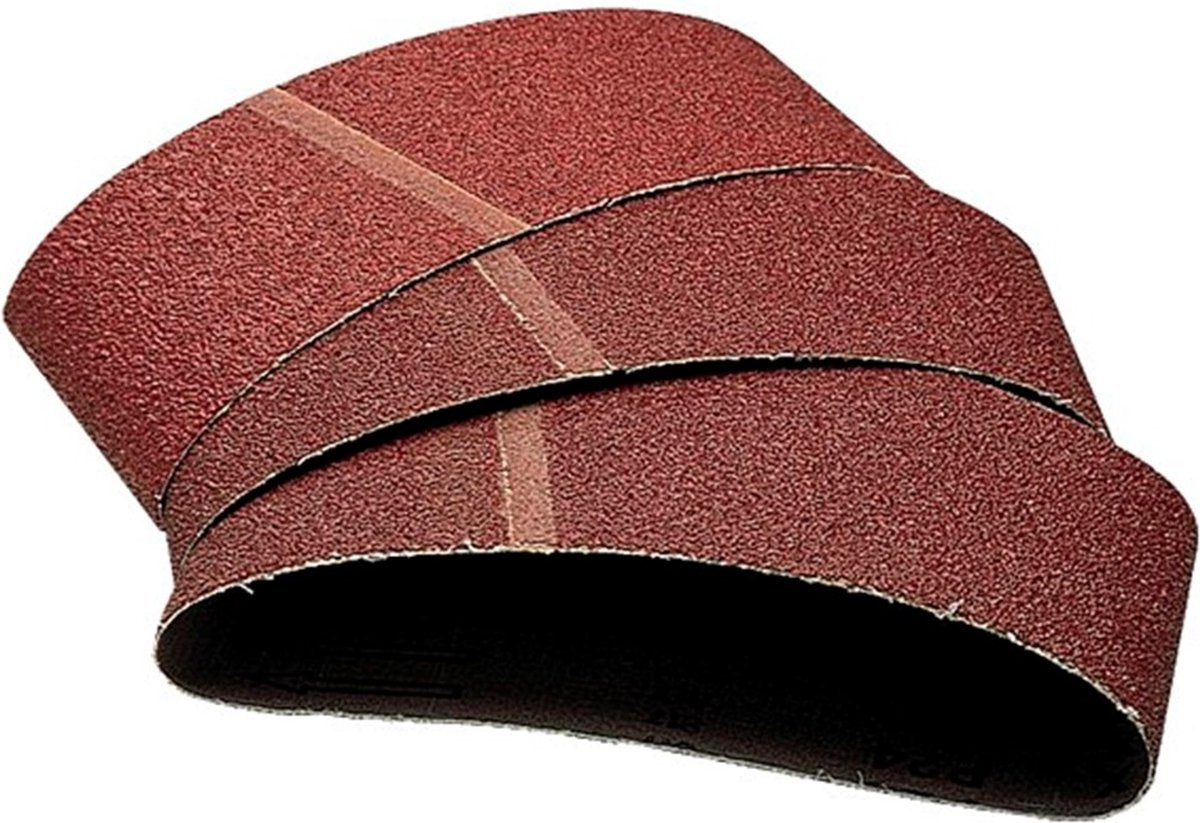 Wolfcraft - Schleifband-Set für Schleifbandmaschine - 9-teilig - für Holz Metall - 1890100