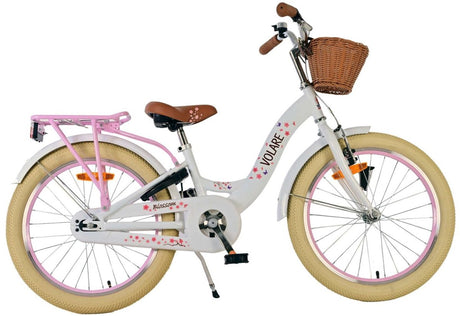 Volare Blossom Kinderfahrrad - Mädchen - 20 Zoll - Weiß