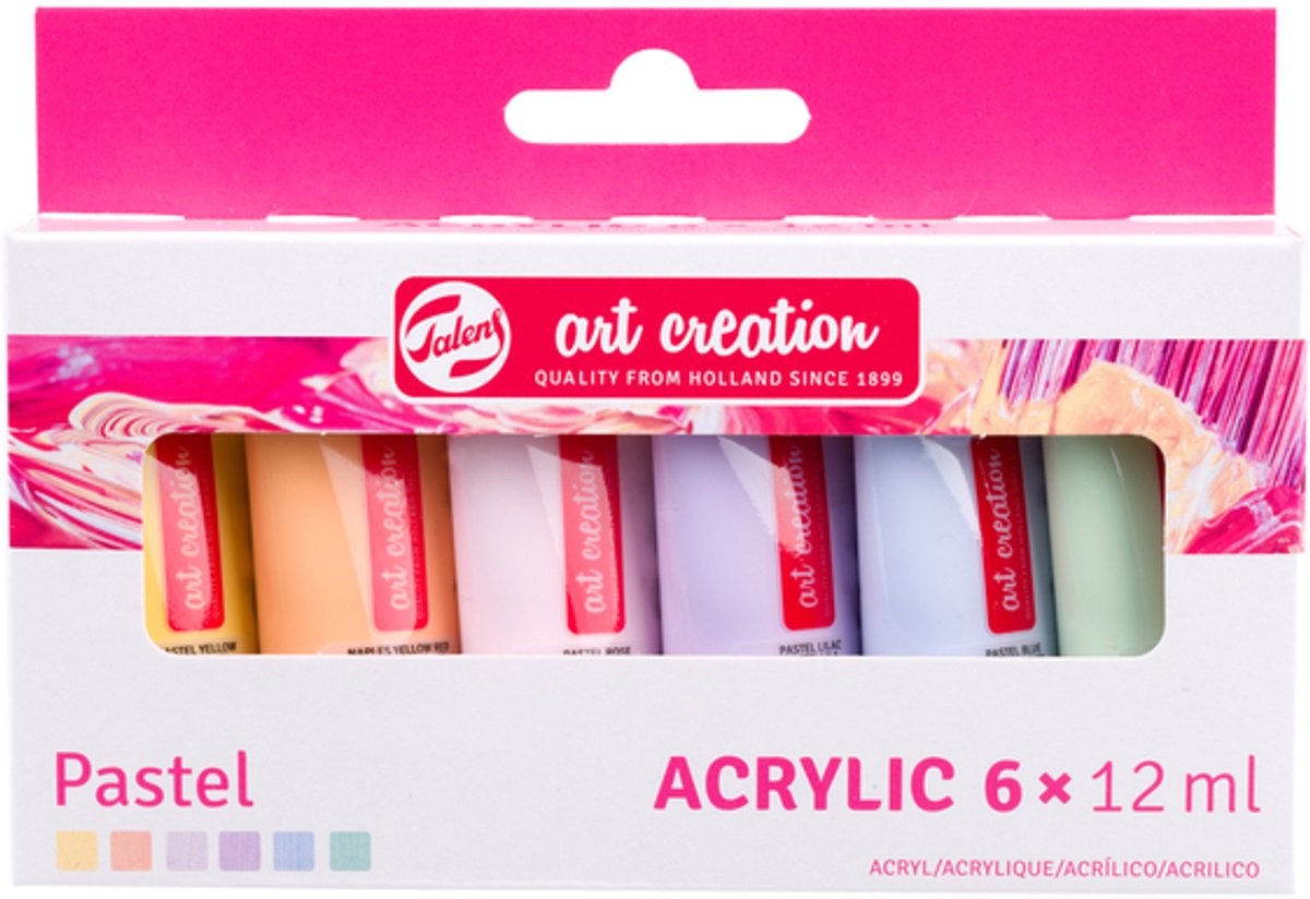 Talens Art Creation Acrylfarben-Set Pastell | 6 x 12 ml