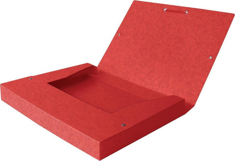 Oxford Elba Elastobox Obermappe + Rücken 4 cm, rot