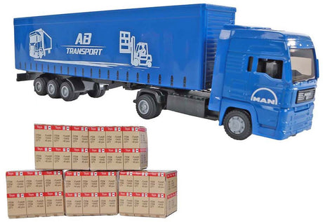 Kinder-Globusmann-Truck mit Anhänger, 30 cm