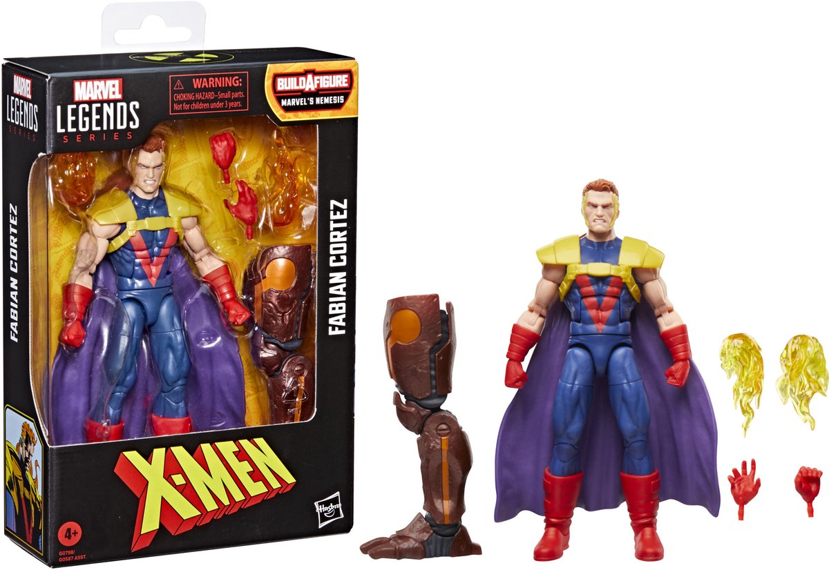 Marvel Hasbro X-Men Legends Actionfigur Fabian Cortez (Baf: 's Nemesis) 15 cm große Actionfigur