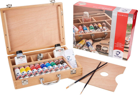 Bruynzeel van Gogh Acrylfarbe in Basisbox mit 10 Farben à 40 ml