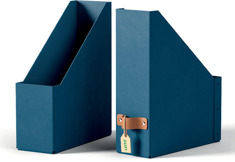 Leitz Puro Magazinkassette – 100 % recycelter Karton – 2er-Set – dunkelblau