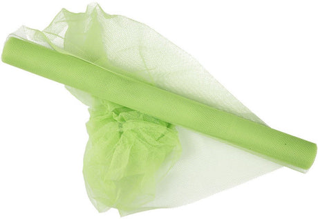 Creativ Company Tüll, B: 50 cm, neongrün, 5 m 1 Rolle