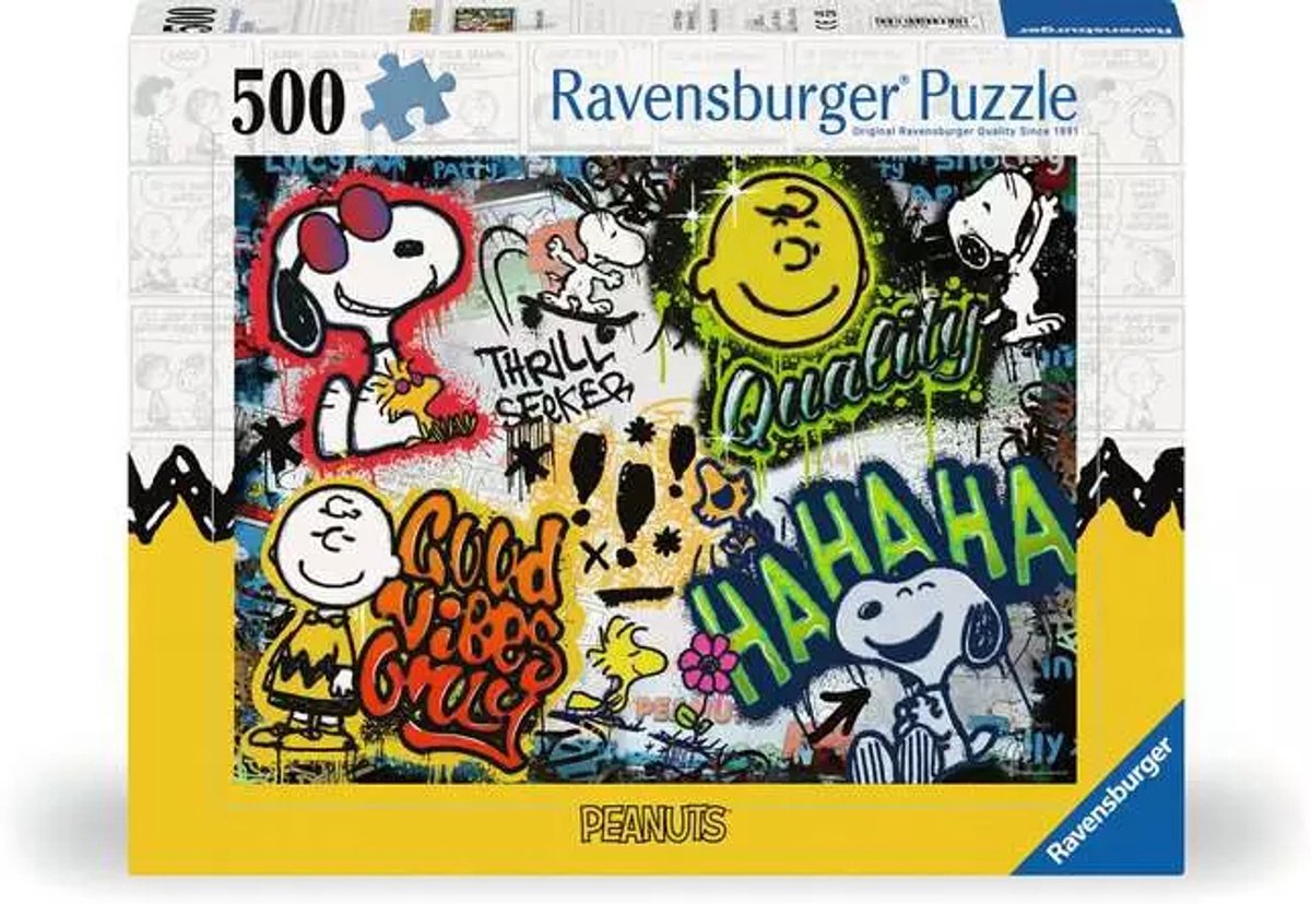 Ravensburger Puzzle Erdnüsse Graffiti - Puzzle - 500 Teile