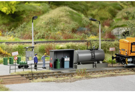 Auhagen 11469 h0 Kleinlokomotive Tankstelle