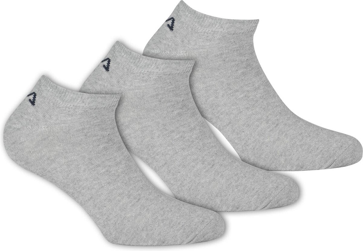 Fila – unsichtbare Socken 3er-Pack – Unisex-Socken – 39–41 – grau