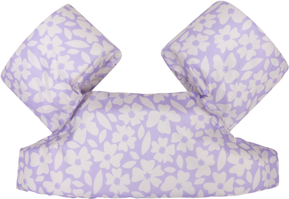 Swim Essentials – Puddle Jumper 2 6 Jahre Schwimmgürtel lila – Blumendruck – 18 bis 30 kg