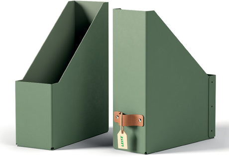 Leitz Puro Magazinkassette – 100 % recycelter Karton – 2er-Set – grün