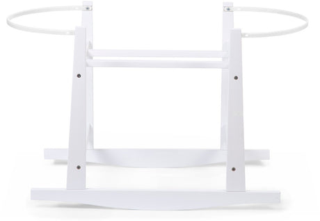 Childhome Krippenständer für Babykörbchen – Kiefernholz – weiß – 85 x 46 x 54 cm