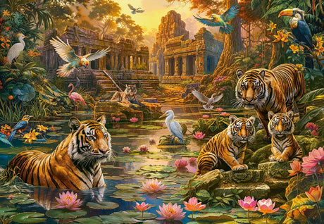 Castorland Puzzle Tigerparadies – 1000-teiliges Puzzle.