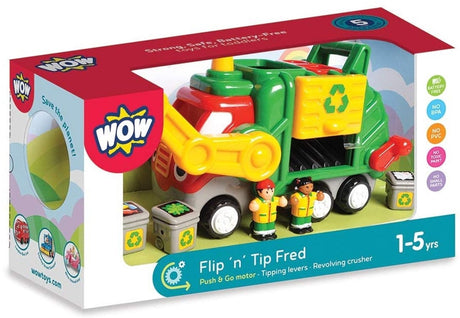 Wow Toys Flip 'n' Trip Fred – Müllwagen